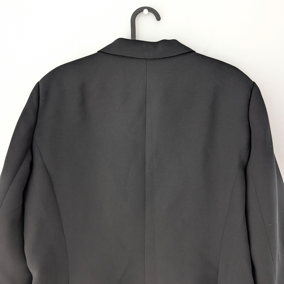 London Fog Women's 4 Buttons Black Blazer ~ Size 10P - Picture 6 of 6